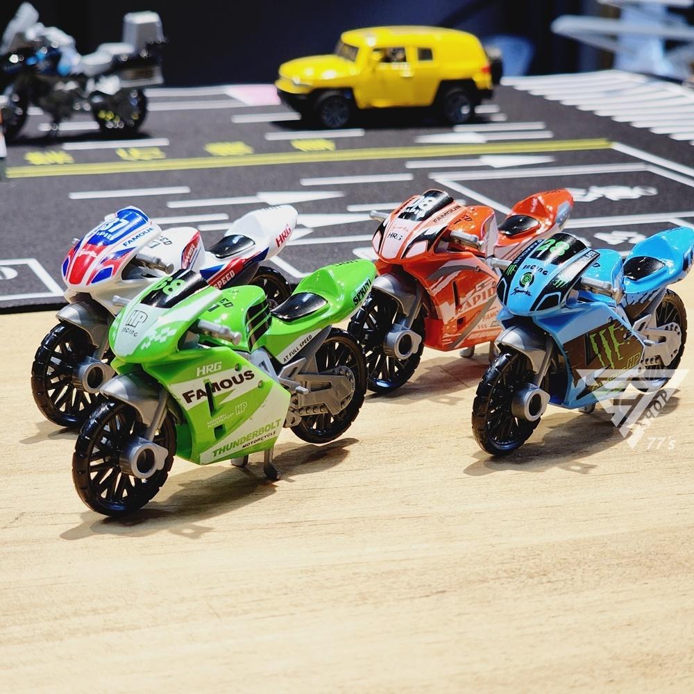 【台灣出貨】【仿真摩托模型車 1/64】玩具摩托車 重機摩托車 合金摩托車 模型機車 小汽車玩具 越野摩托車 哈雷模型-細節圖3