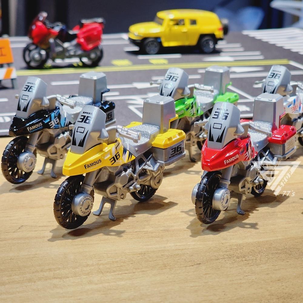 【台灣出貨】【仿真摩托模型車 1/64】玩具摩托車 重機摩托車 合金摩托車 模型機車 小汽車玩具 越野摩托車 哈雷模型-細節圖8