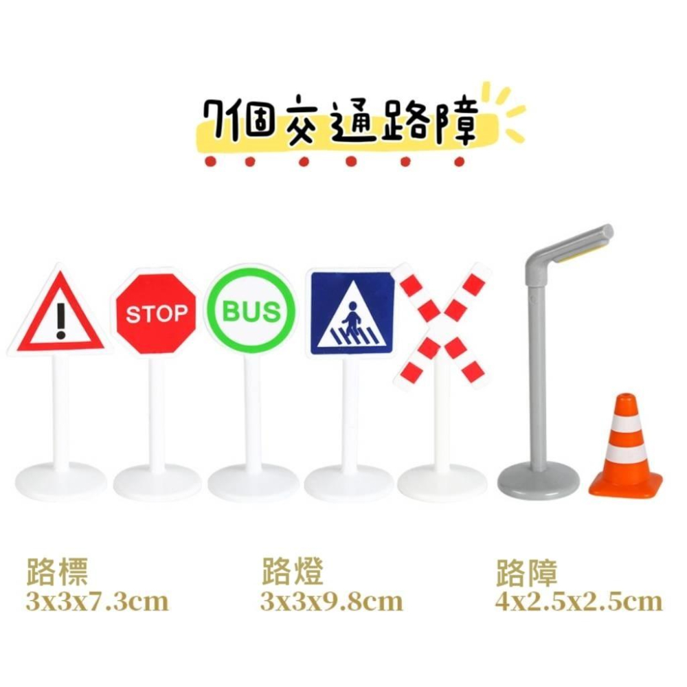 【台灣出貨】【木製軌道車 周邊系列】火車軌道配件 可愛城市樂園 場景 交通路障 路標 動物 人物 房子配件 城市積木-細節圖6
