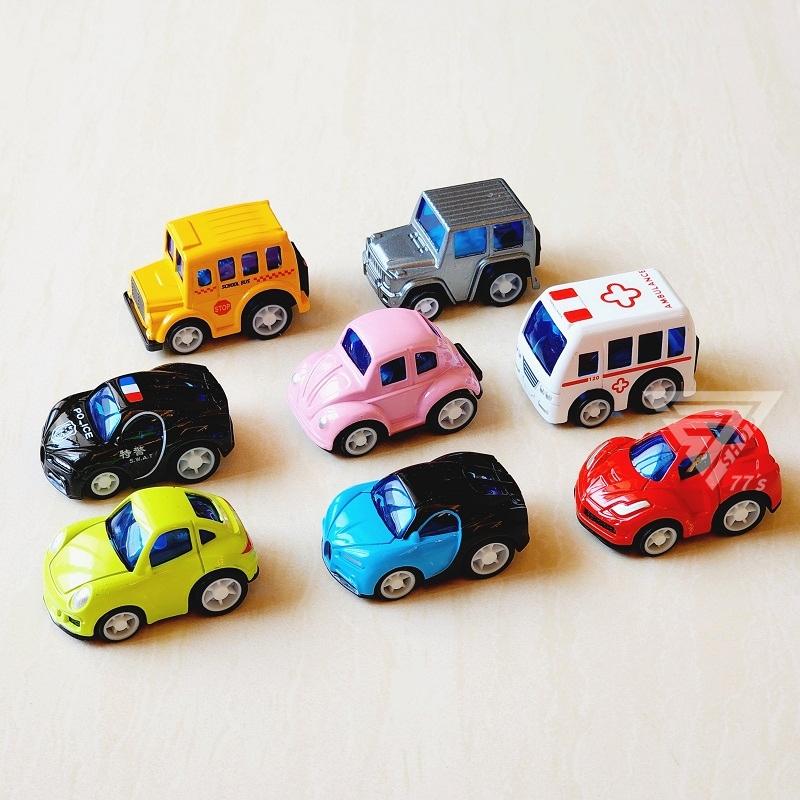 【台灣出貨】【Q版城市口袋迴力車/8入合金車盒裝】小汽車 兒童玩具車 MINI玩具車 玩具跑車 可愛迴力車 Q版保時捷-細節圖2