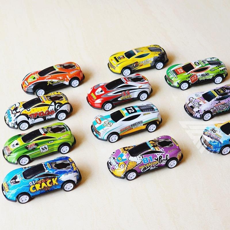 【台灣出貨】【多色玩具迴力賽車/隨機出貨】兒童玩具車 小汽車 模型玩具車 1/64 玩具跑車 玩具賽車 迴力車 小車車-細節圖3