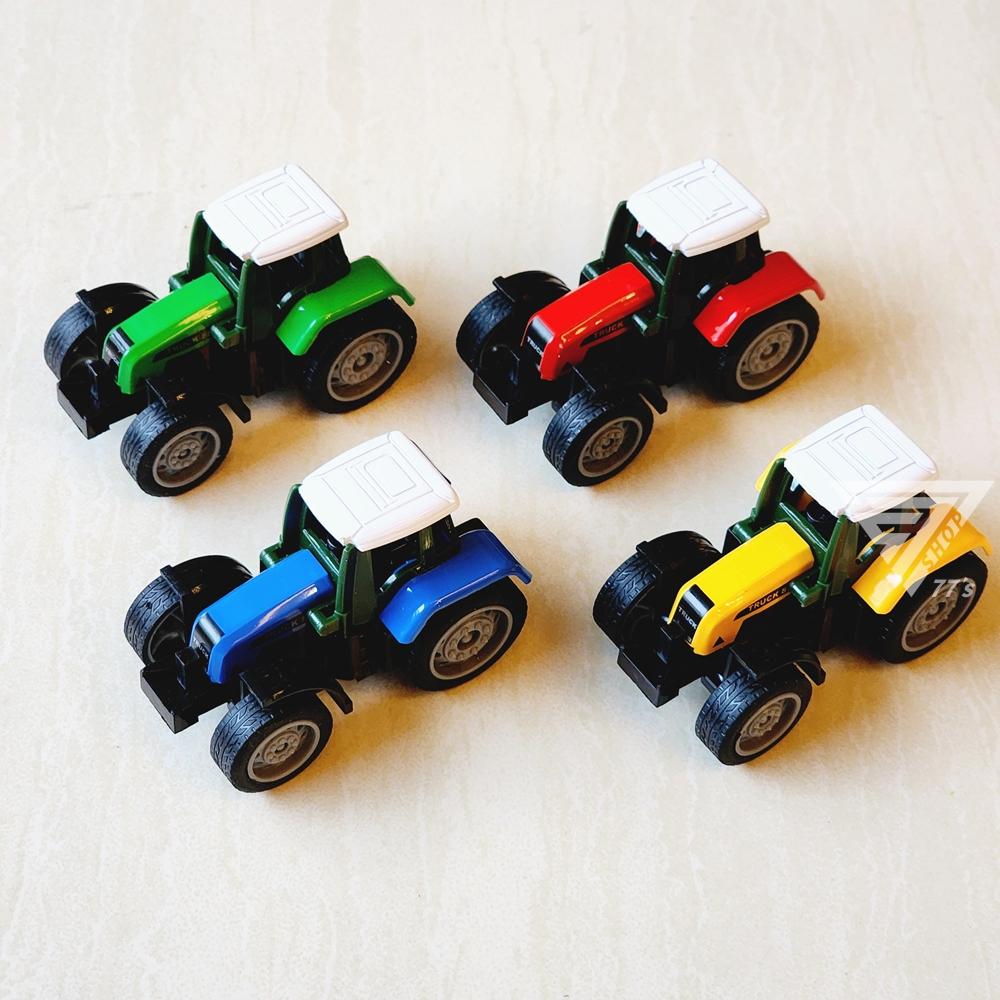 【台灣出貨】【農場車玩具車/4色】農用拖拉機 農夫車 農用車 玩具汽車 農作車 合金小汽車 仿真玩具車-細節圖5