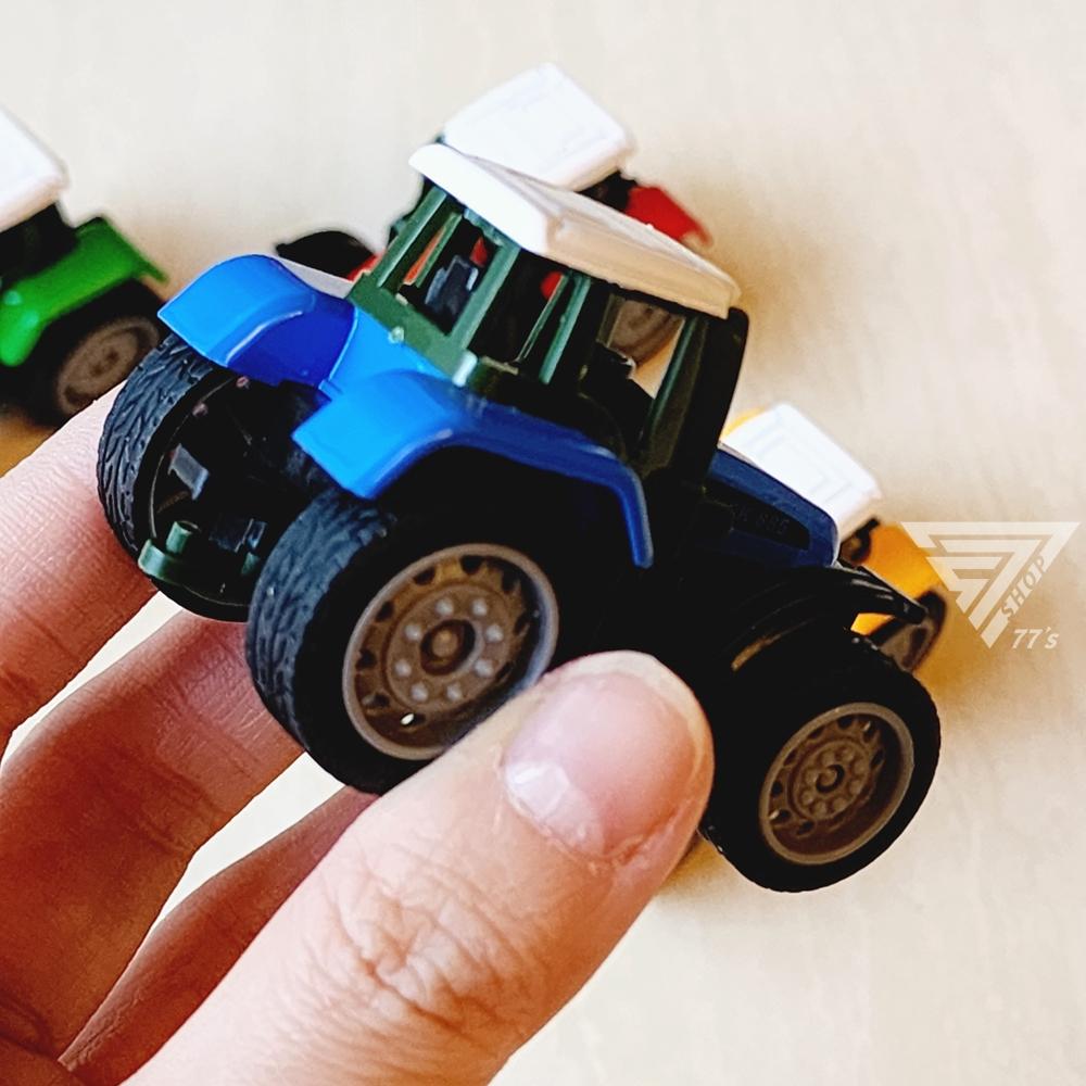 【台灣出貨】【農場車玩具車/4色】農用拖拉機 農夫車 農用車 玩具汽車 農作車 合金小汽車 仿真玩具車-細節圖6