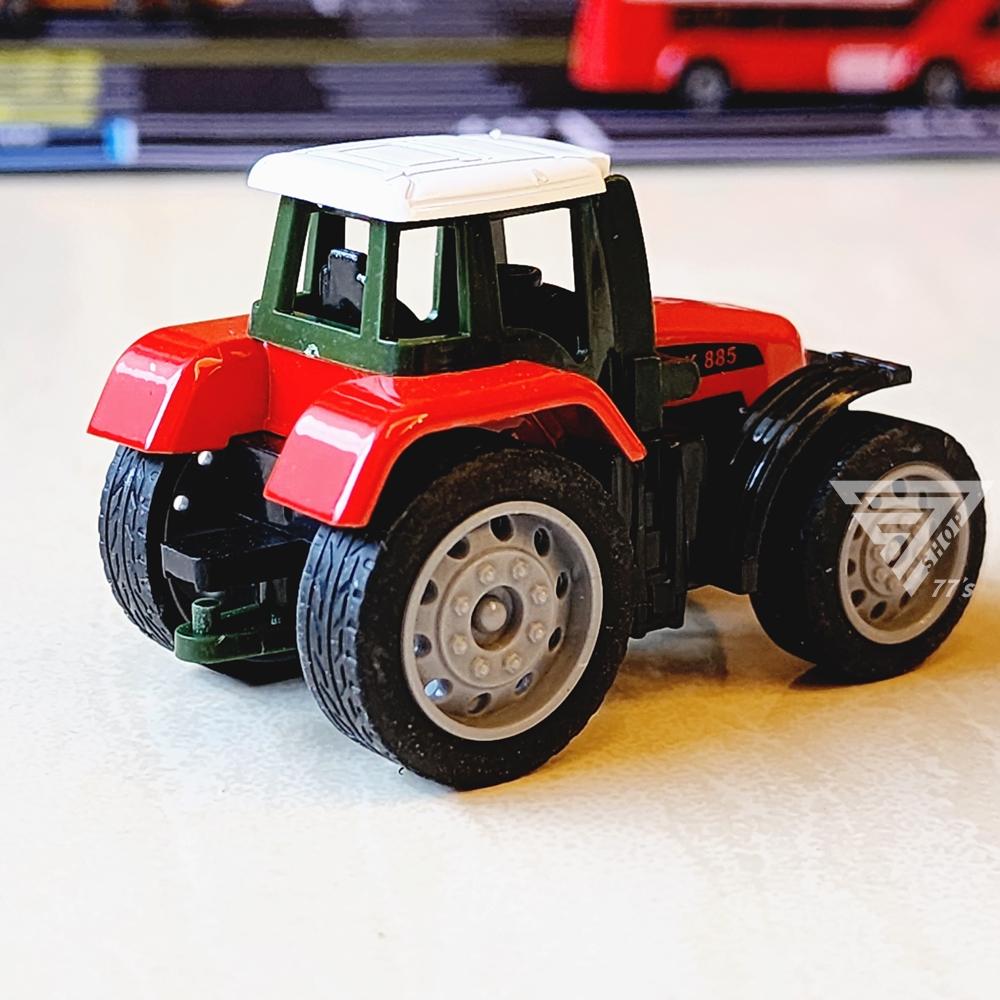 【台灣出貨】【農場車玩具車/4色】農用拖拉機 農夫車 農用車 玩具汽車 農作車 合金小汽車 仿真玩具車-細節圖7