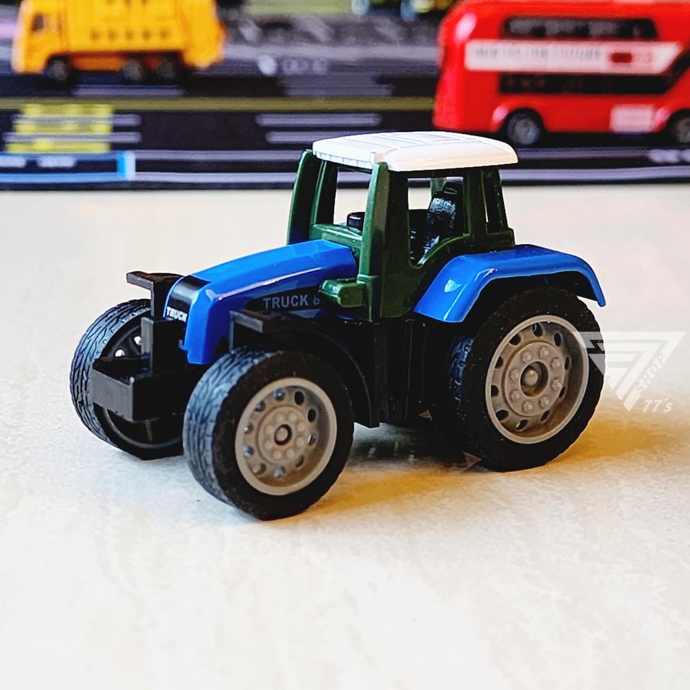 【台灣出貨】【農場車玩具車/4色】農用拖拉機 農夫車 農用車 玩具汽車 農作車 合金小汽車 仿真玩具車-細節圖8