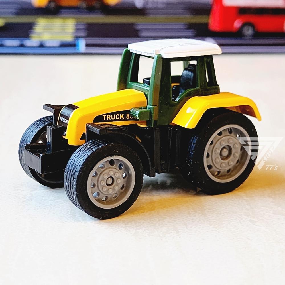 【台灣出貨】【農場車玩具車/4色】農用拖拉機 農夫車 農用車 玩具汽車 農作車 合金小汽車 仿真玩具車-細節圖9