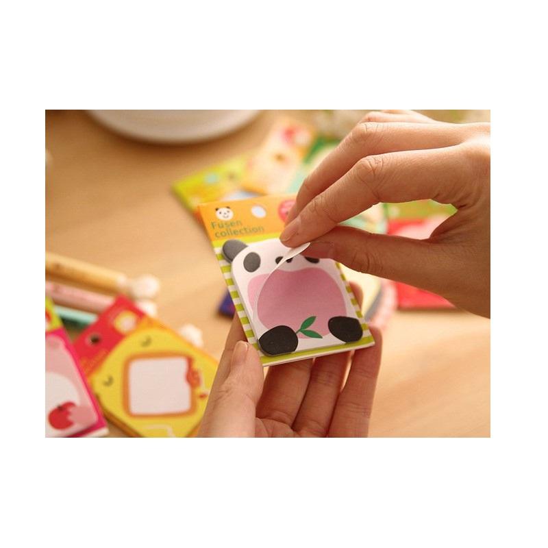 【台灣出貨】【可愛動物樂園便利貼N次貼】 便籤紙 萬事貼 留言紙 隨手貼 留言貼 學生禮品 贈品 小禮物-細節圖4