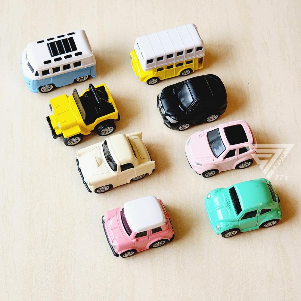 【台灣出貨】【8款Q版合金口袋迴力車】MINI玩具車 小汽車 Q版巴士 玩具車 玩具跑車模型 可愛迴力車 Q版跑車-細節圖6