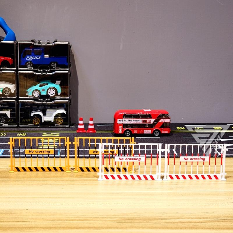 【台灣出貨】【禁止跨越門欄 微縮模型】停車場配件 認知玩具 道路場景 玩具車配件 娃娃屋玩具 微型攝影 仿真道具-細節圖5