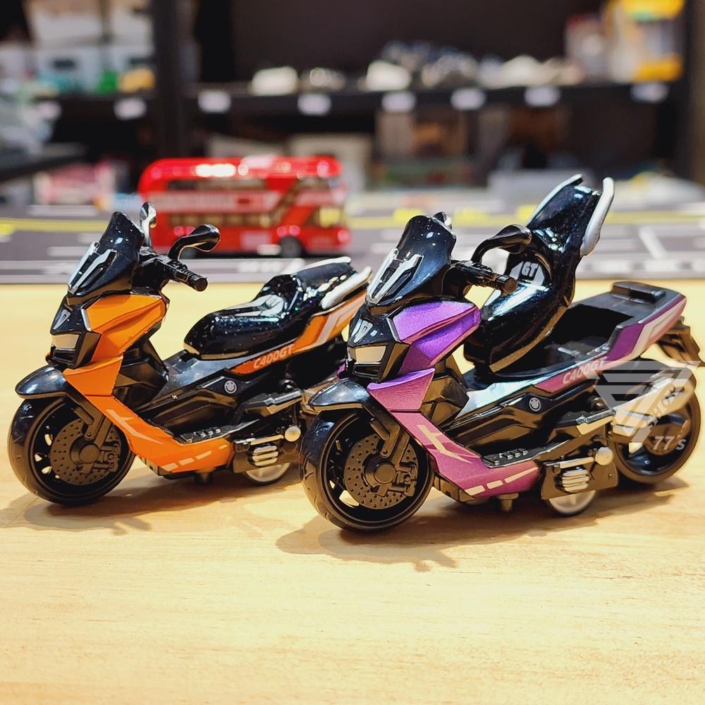 【台灣出貨】【迴力仿真合金模型摩托車/後座可掀蓋】重機摩托車 復古摩托車 勁戰 玩具摩托車 小綿羊 可掀蓋摩托車 大綿羊-細節圖4