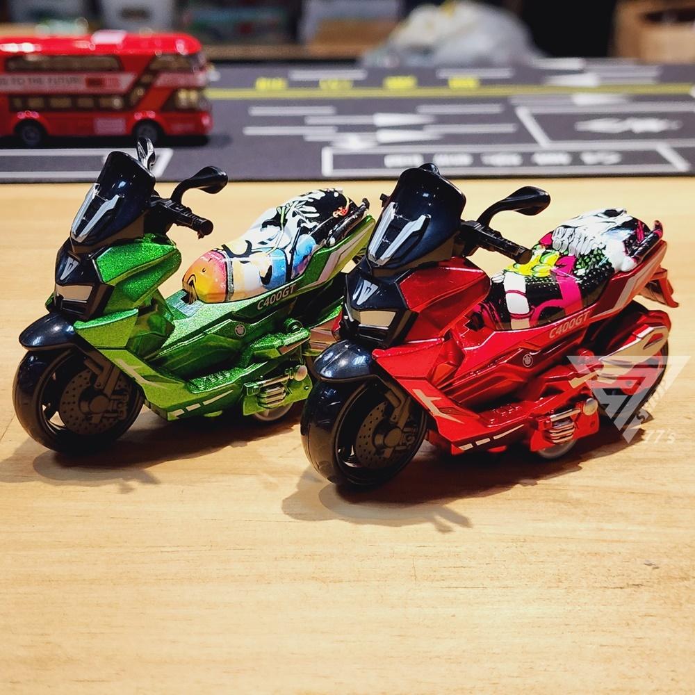 【台灣出貨】【迴力仿真合金模型摩托車/後座可掀蓋】重機摩托車 復古摩托車 勁戰 玩具摩托車 小綿羊 可掀蓋摩托車 大綿羊-細節圖6