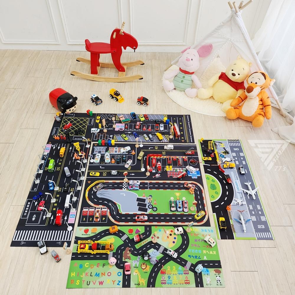 【現貨 台灣設計製造】【台灣道路遊戲墊 1:64 模型車地墊】交通遊戲墊 場景遊戲墊 滑鼠墊 玩具車地墊 停車場場景 車-細節圖4