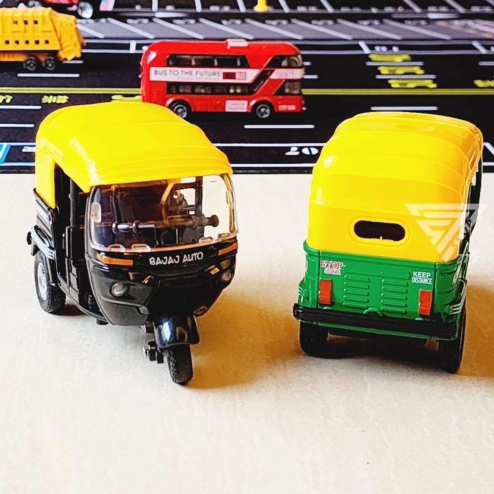 【台灣出貨】【1:14聲光仿真合金印度三輪車】三輪摩托車 聲光模型車 玩具迴力車 聲光三輪車 小汽車 玩具摩托車-細節圖6