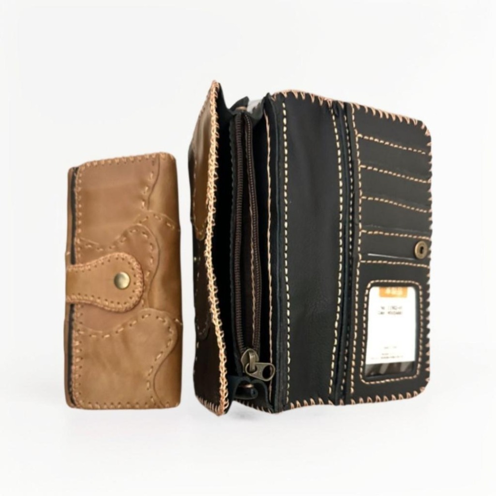 MELODY 日本正品 長款錢包｜真牛皮皮夾 男女適用｜鹿港現貨供應中-細節圖5