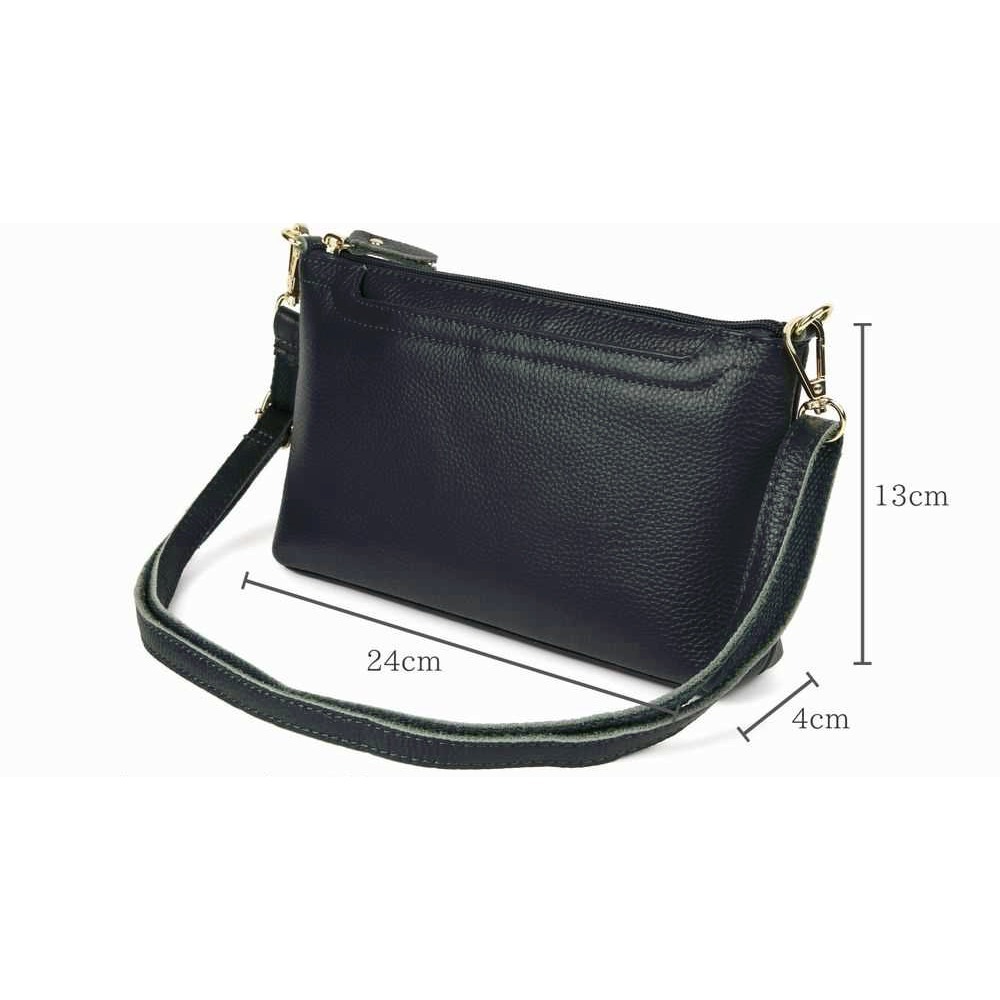 Melody 牛皮側背包｜日本正品 輕巧單肩包｜真皮皮包｜鹿港現貨-細節圖3