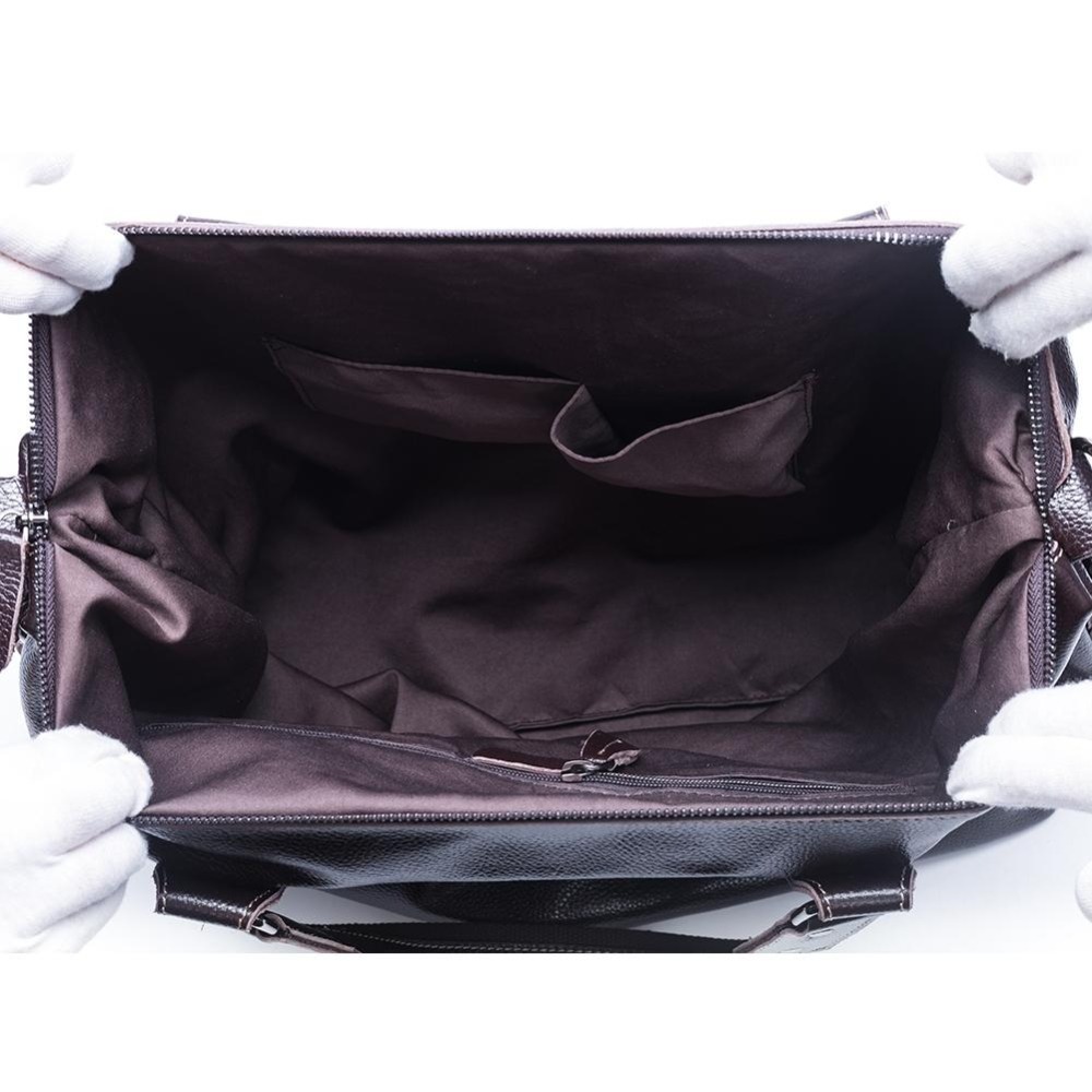 出清免運｜黑色真皮手提包 × 斜背包 × 托特包 × 側背包｜鹿港現貨 休閒時尚百搭款-細節圖8