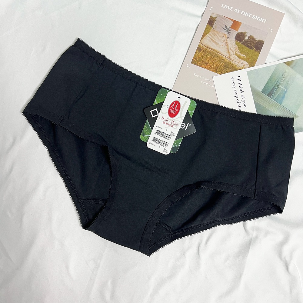 低腰平口L【黑B30018】