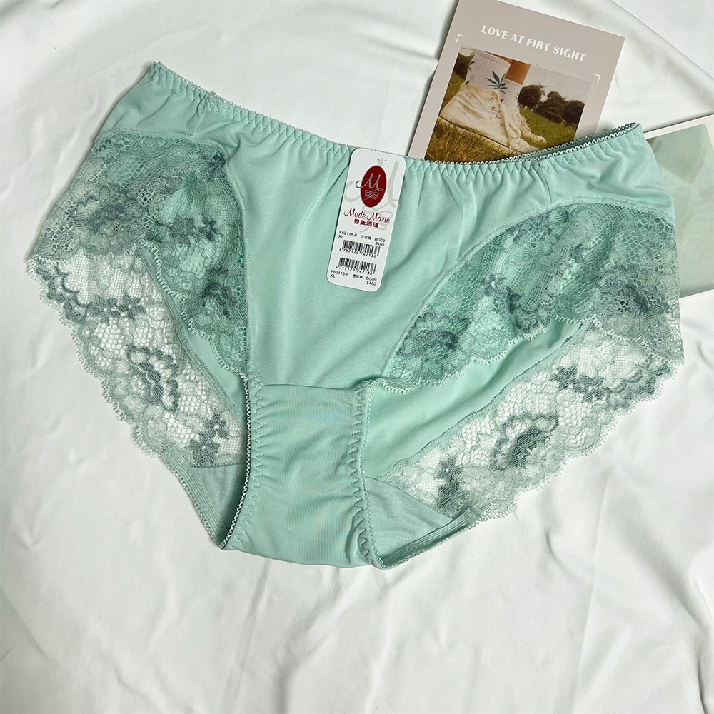 低腰三角XL【透明綠F62118-6】