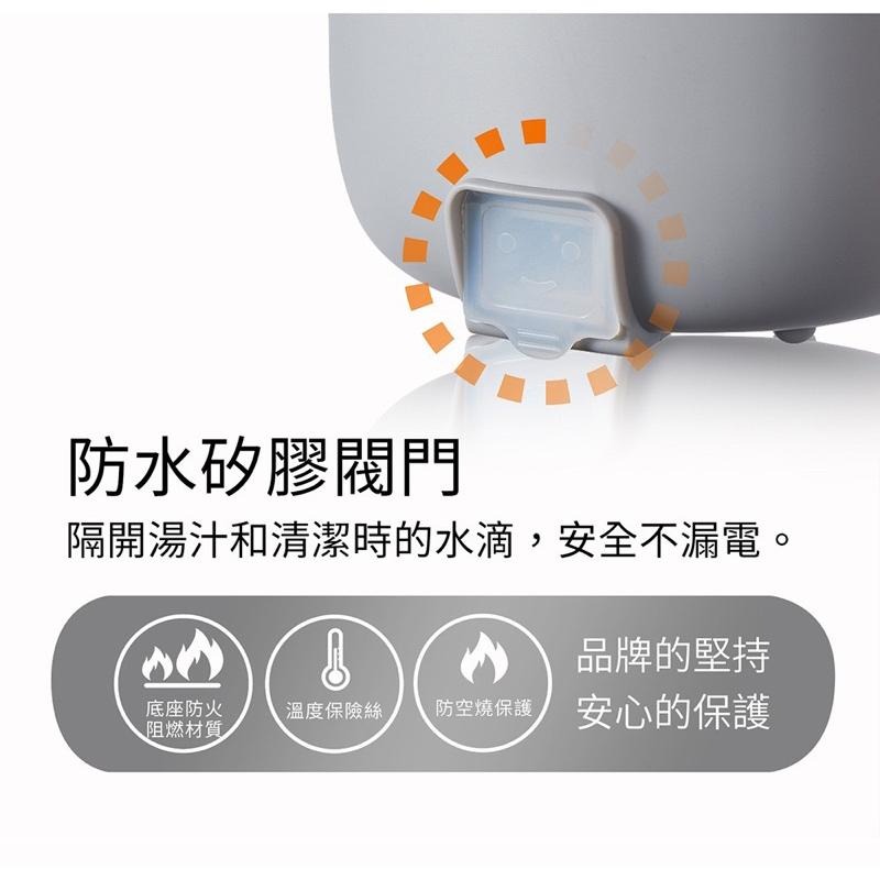 【全新無拆封】SAMPO聲寶1L日式蒸煮美食鍋KQ-YC10D(附蒸架)-細節圖6