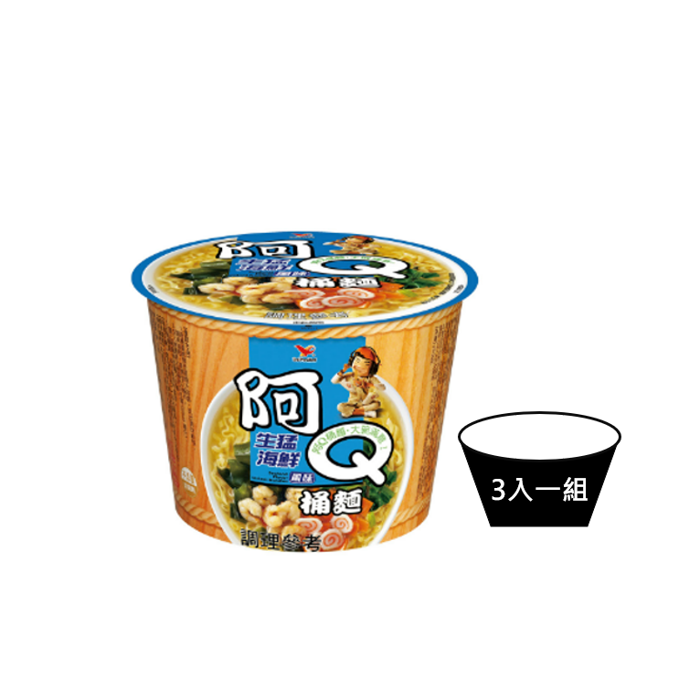 阿Q統麵 | 雞汁排骨、紅椒牛肉、生猛海鮮、韓式泡菜、蒜香珍肉-規格圖1
