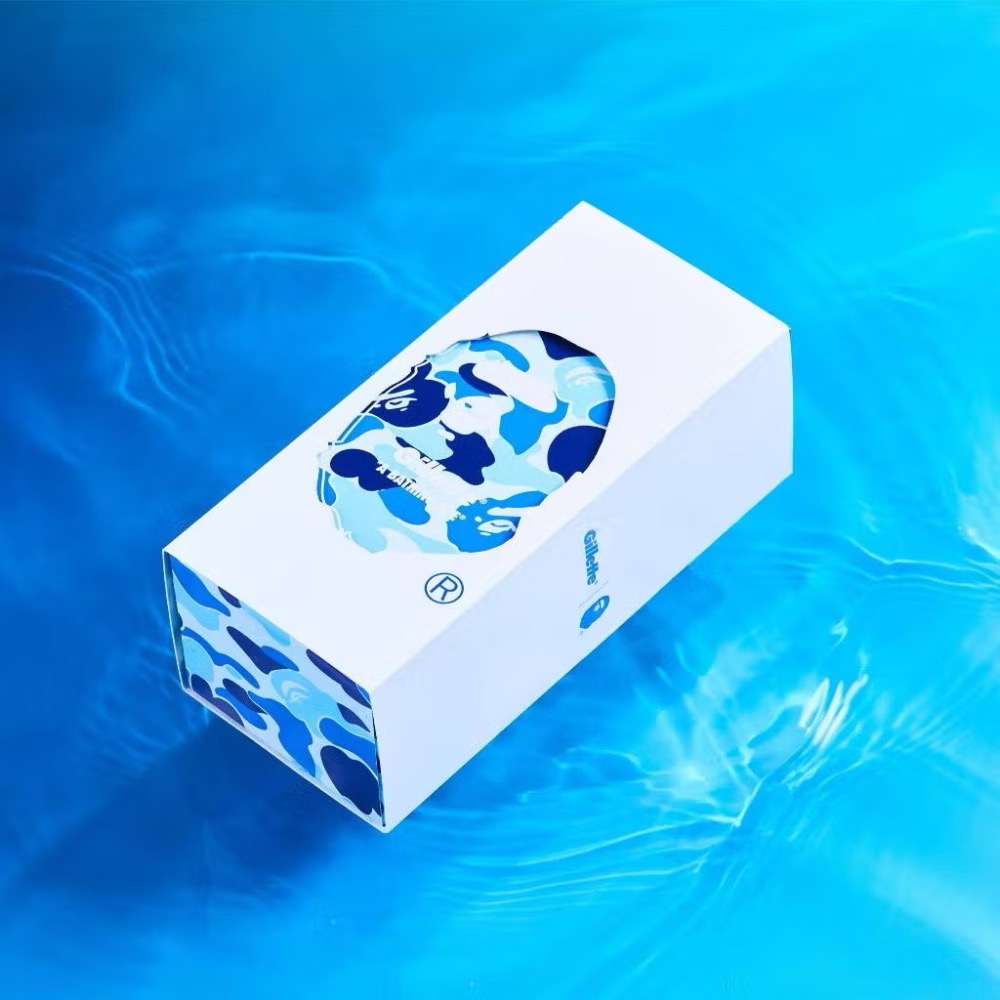 BAPE 吉列 聯名刮鬍刀 全新未拆-細節圖3