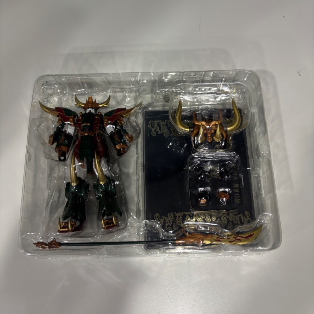 台灣現貨 正版 萬代 三國志 鋼彈 超合金魂 關羽 BANDAI METAL ROBOT魂-細節圖3