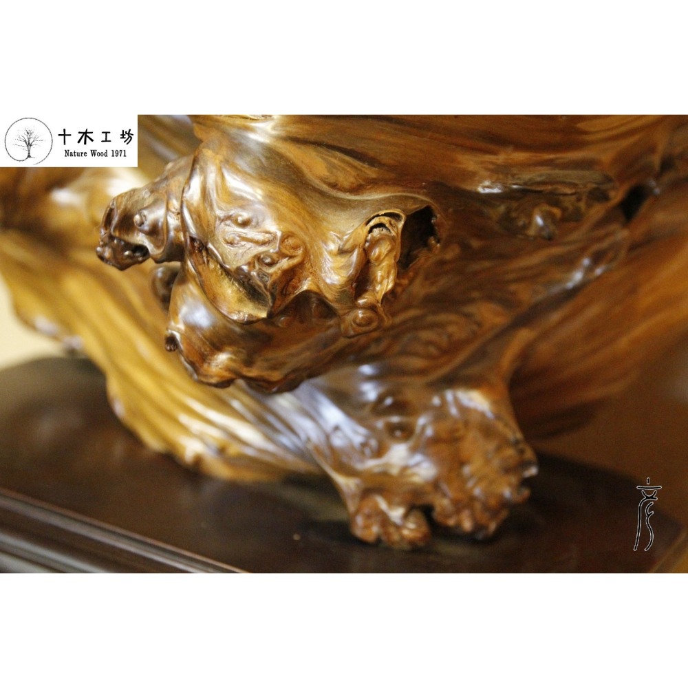 【十木工坊】台灣肖楠-sS1-約高80x寬50cm.天雕奇木.造型擺設.裝置藝術.風水財位.屏風.聚寶盆.樹瘤.樹頭-細節圖6