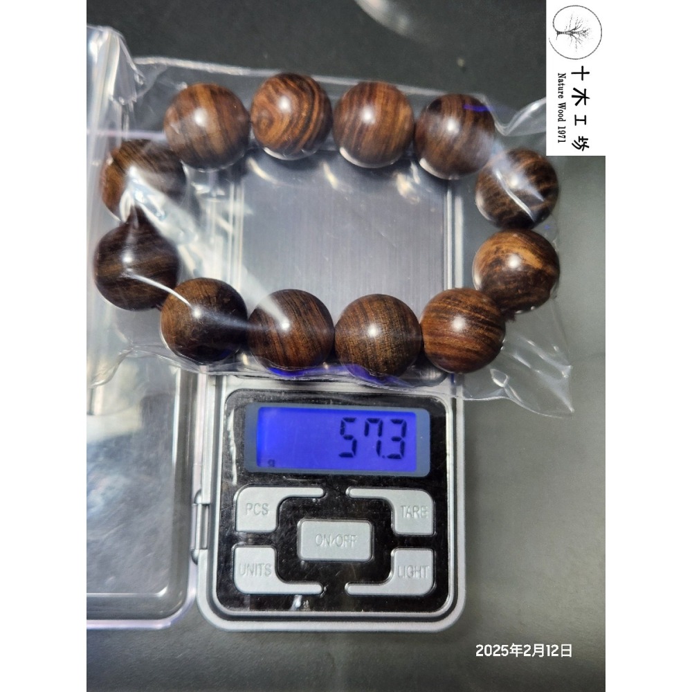 【十木工坊】肖楠20mm琥珀重油沉水佛珠x12顆-57g-細節圖4