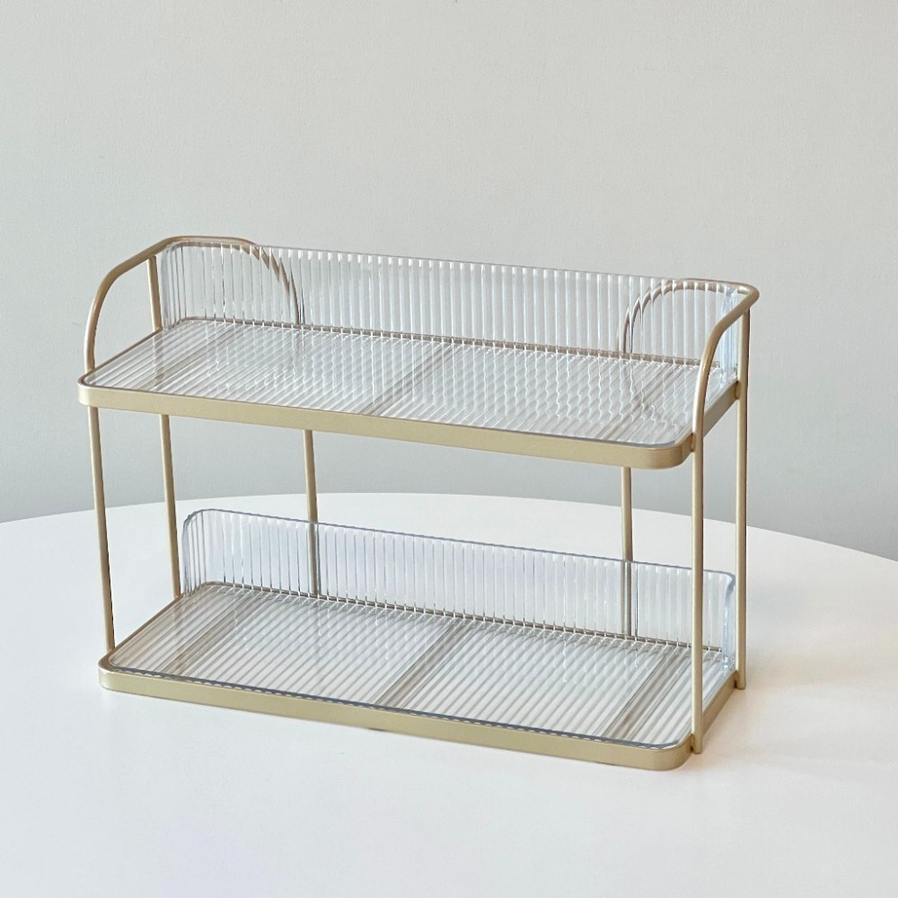 【台灣現貨】秒發貨🤍女生 女孩🤍輕奢化妝品🤍送禮 收納 香水 置物架 桌面 收納盒 浴室 洗手間 洗漱台 整理-細節圖7