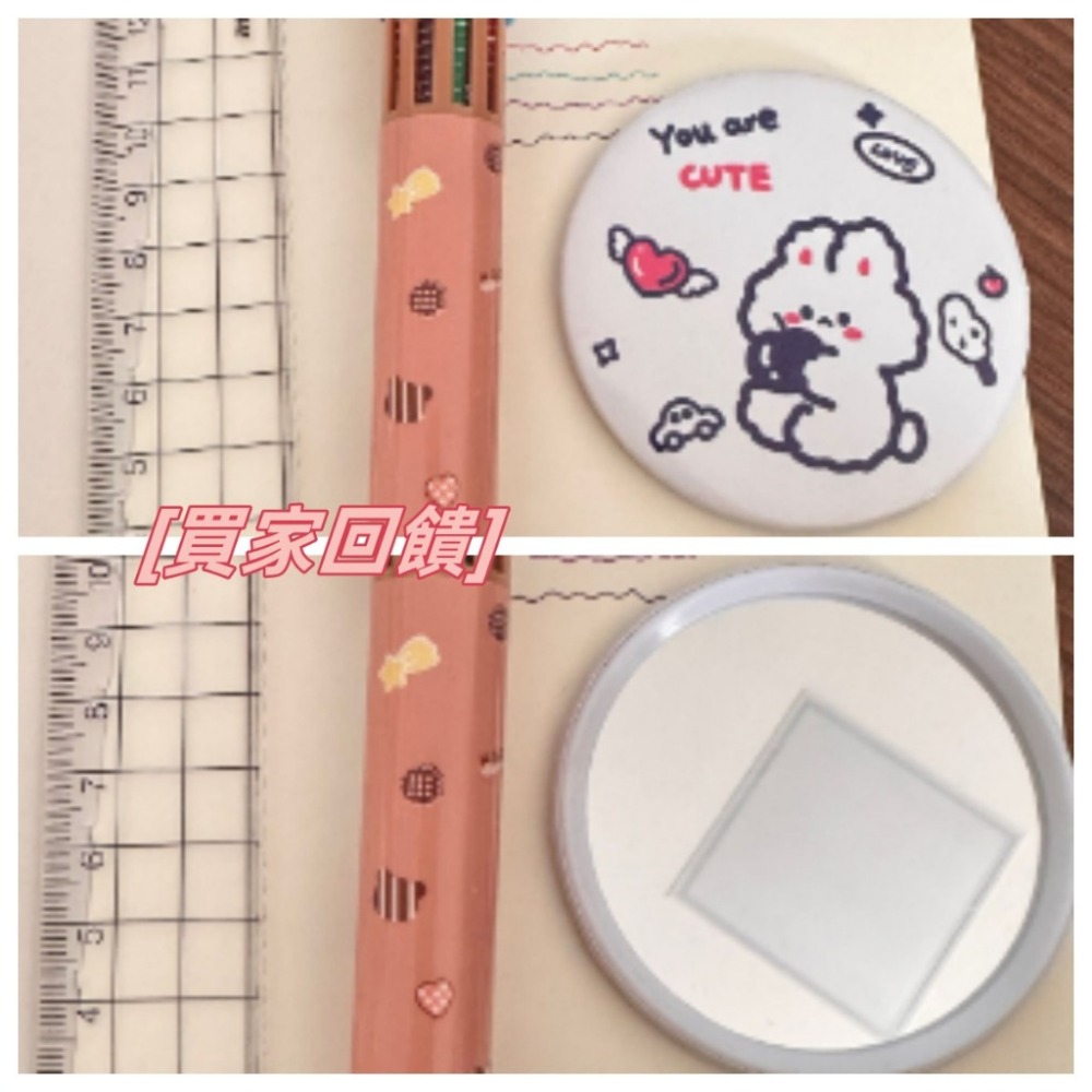 【台灣實用】現貨秒出♥鏡子♥外出方便鏡子超可愛♥卡通🐨 口袋小鏡子 可愛ins少女心化妝小圓鏡 學生禮品 隨身攜-細節圖4