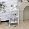 【台灣收納】現貨秒出🔥零食小推車🔥置物架 廚房 落地浴室 移動 床頭櫃 移動餐桌 收納書 放置 推車 架子-規格圖8