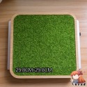 【台灣擺件】辦模型❤公仔🌿草坪🌿場景 裝飾草 地底座 擺件 仿真 田園風 小清新 室內 擺台-規格圖4