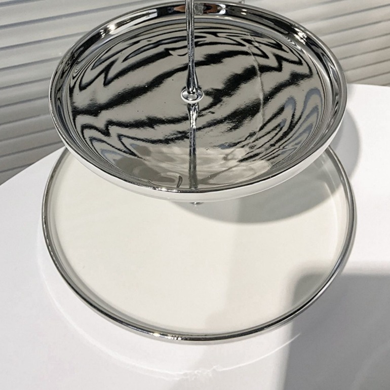 【台灣擺飾】現貨秒出🍬裝飾多層🍬糖果 水果盤🍇客廳 茶几 家用 零食盤 甜品ins風 點心盤-細節圖2