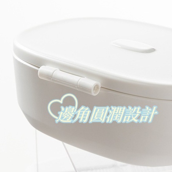 【台灣美妝】✅現貨 北歐風💞可愛收納化妝盒💞梳妝台鏡子折疊化妝鏡女帶收納盒學生宿舍台式桌面家用小型-細節圖5