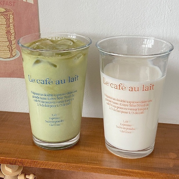 【台灣現貨】✅現貨🤍質感小杯杯🤍美韓國ins風玻璃杯咖啡杯美式拿鐵杯子冷飲杯網紅杯 G14-細節圖2