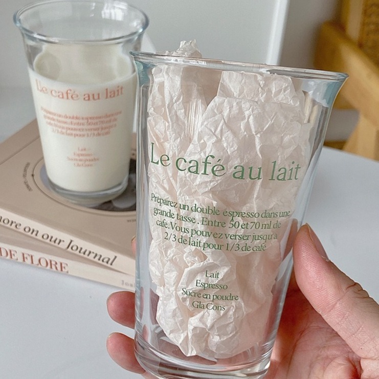 【台灣現貨】✅現貨🤍質感小杯杯🤍美韓國ins風玻璃杯咖啡杯美式拿鐵杯子冷飲杯網紅杯 G14-細節圖4