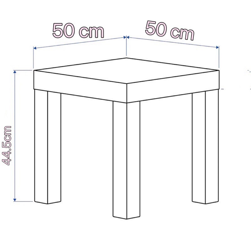 【台灣現貨】✅現貨⚡快速出貨⚡ 北歐簡約風🔥小桌桌 網紅 電微商拍攝 首選💥一ㄎ一雅同款💥 茶几 方型 方桌 實用-細節圖7
