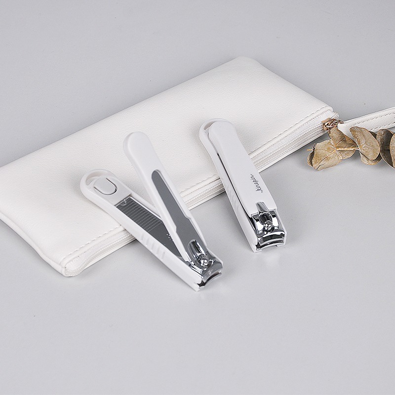 【台灣現貨】✅現貨INS 🤞指甲剪🤞無印風簡約 白色 大號指甲剪 防飛濺便攜 指甲剪 指甲刀腳趾甲 剪刀 K-細節圖2