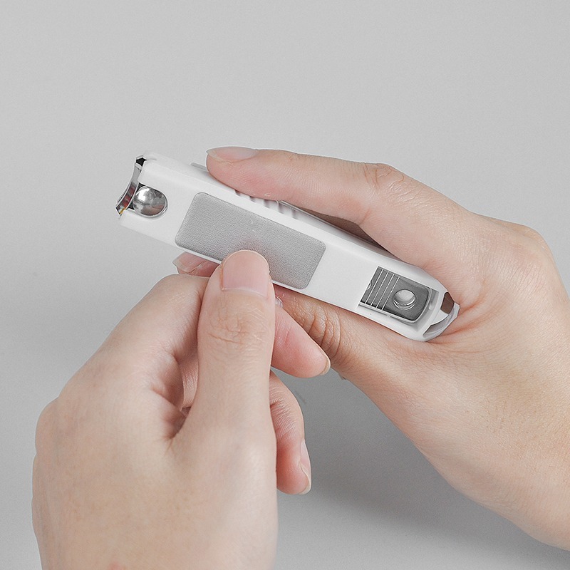 【台灣現貨】✅現貨INS 🤞指甲剪🤞無印風簡約 白色 大號指甲剪 防飛濺便攜 指甲剪 指甲刀腳趾甲 剪刀 K-細節圖7