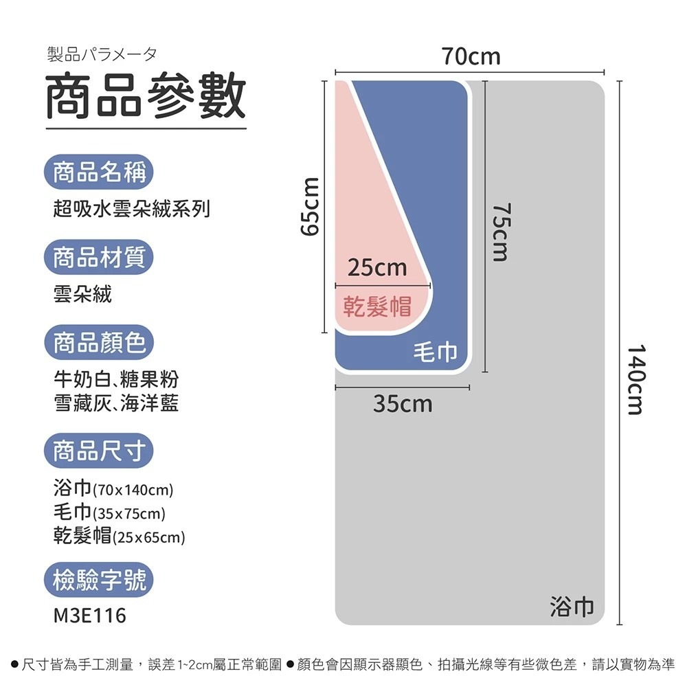 BSMI檢驗🔥超強吸水雲朵絨浴巾 毛巾 乾髮帽珊瑚絨加大浴巾吸水浴巾雲朵浴巾素色吸水速幹毛巾速乾髮巾包頭巾浴帽乾髮帽-細節圖10