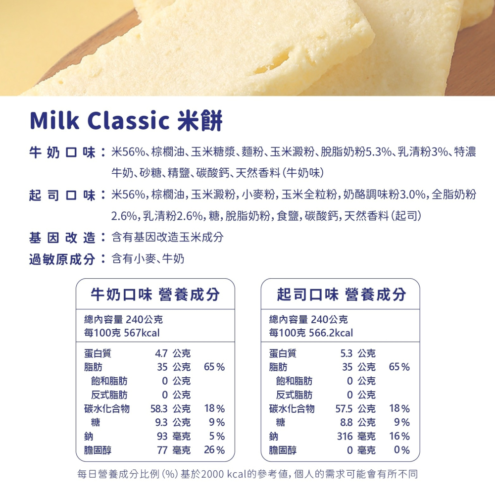 熱銷爆款🔥Milk Classic韓國牛奶米餅 口味可選🔥超香濃好吃牛奶米果 牛奶餅乾 起司米餅 非油炸米餅牛奶米餅-細節圖9