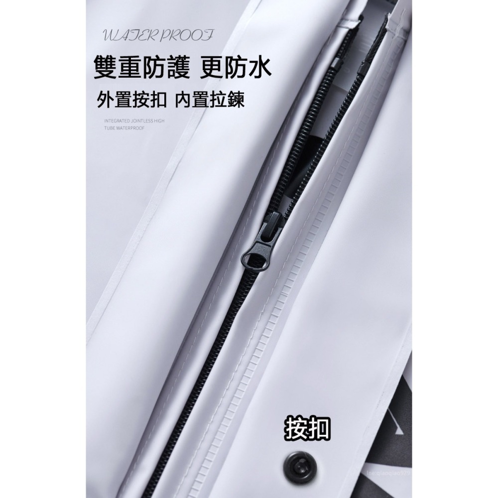 加強零滲透 加厚PVC雨衣🔥兩件式機車雨衣 摩托車戶外雨衣兩截式分體式雨衣 反光雨衣服褲子兩件套雨褲防水防風雨衣套裝-細節圖8