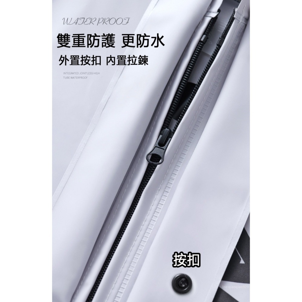 加強零滲透 加厚PVC雨衣🔥兩件式機車雨衣 摩托車戶外雨衣兩截式分體式雨衣 反光雨衣服褲子兩件套雨褲防水防風雨衣套裝-細節圖8