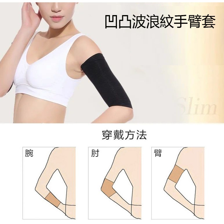 日本3D手臂套 美體束臂帶 加壓護腕套 收緊雙臂帶 運動按摩帶 3D手臂帶 健身按摩帶 護臂帶 按摩器 護腕帶 美腿帶-細節圖5