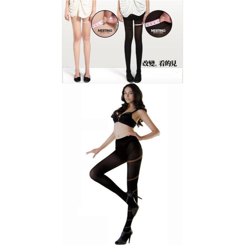 880D瘦美人睡眠襪 880丹壓力襪小腿襪大腿襪夜寢襪 連褲襪內搭褲打底襪 顯瘦腿襪 美腿襪打底褲-細節圖2