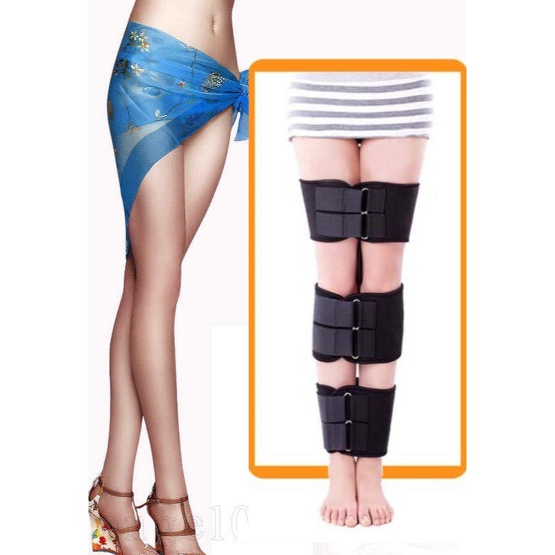 均碼~大小自行調整~1組3入 新款~兒童成人男女四季 X型腿帶O型腿帶 無矯正綁腿帶腿部美腿帶美姿帶綁腳帶-細節圖2