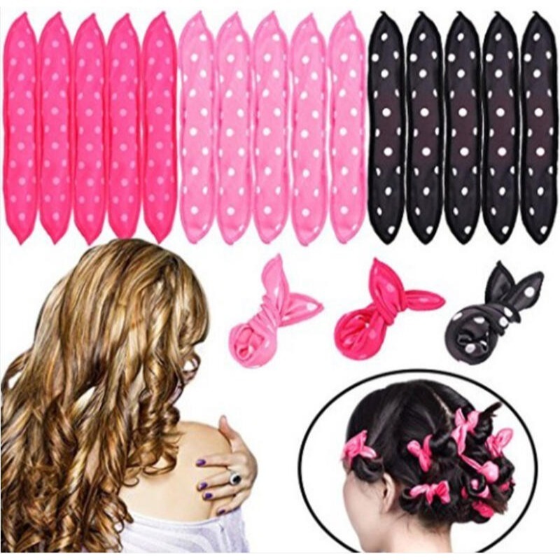 歐美熱銷 海綿捲髮棒捲髮夾長短假髮器丸子頭盤發器睡眠卷髮卷髮器 波點波浪捲髮器槓捲發筒盤發器海綿盤髮器圈髮飾頭飾盤髮卷-細節圖4