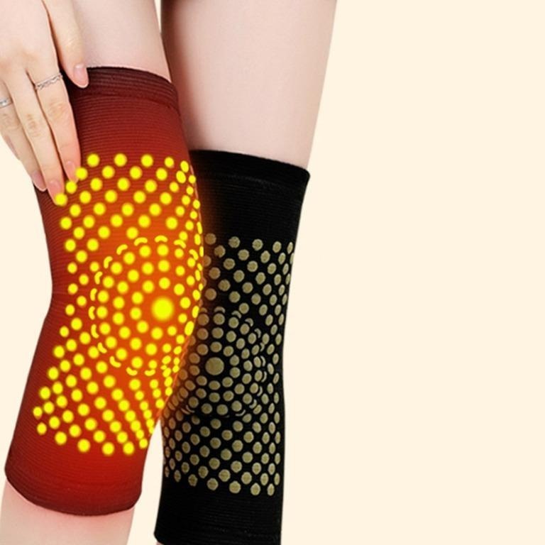 艾草護膝男女適用艾草包護膝套護腿套保暖護肘護手臂護腕護臂護腰護肩膀加熱防寒熱敷護關節 運動護膝蓋腿部保暖按摩器按摩套-細節圖4