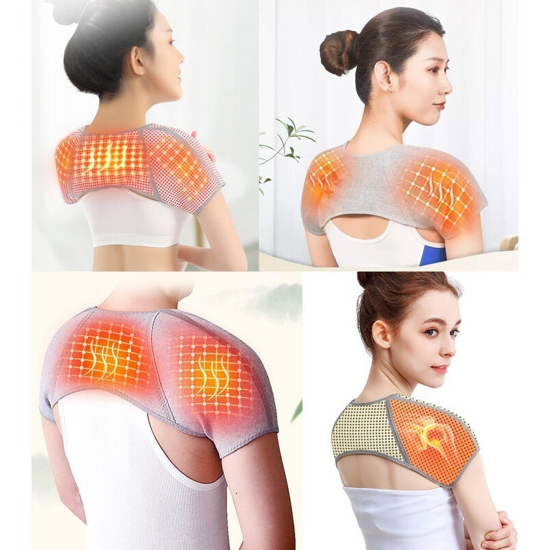 男女適用艾草包護腰 護膝套護腿套護肘護手臂帶 加熱保暖護腕護臂護腰護胃護肩膀防寒熱敷護關節 運動護膝蓋腿部保暖按摩器-細節圖2