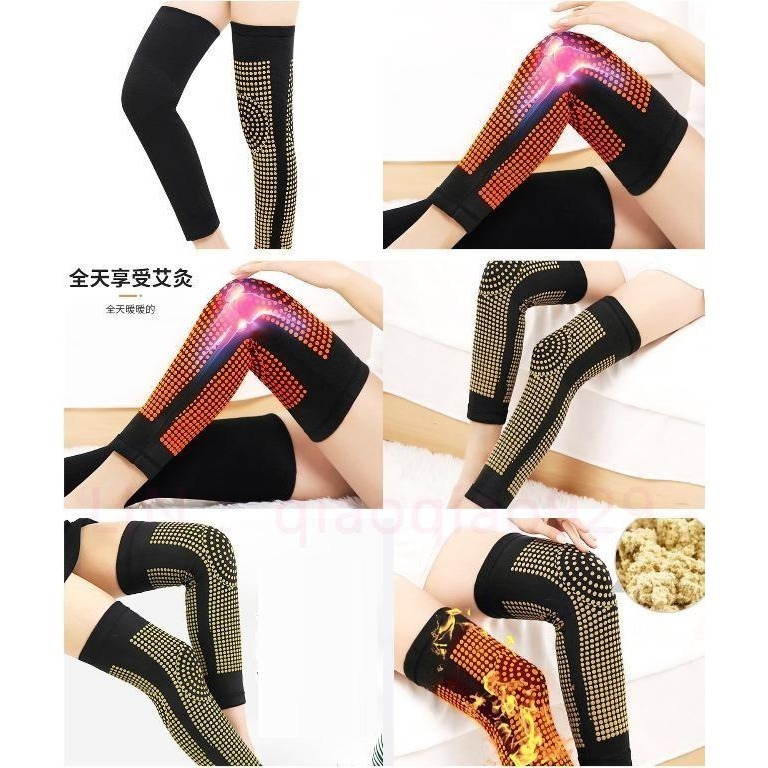 男女適用艾草包護腰 護膝套護腿套護肘護手臂帶 加熱保暖護腕護臂護腰護胃護肩膀防寒熱敷護關節 運動護膝蓋腿部保暖按摩器-細節圖7
